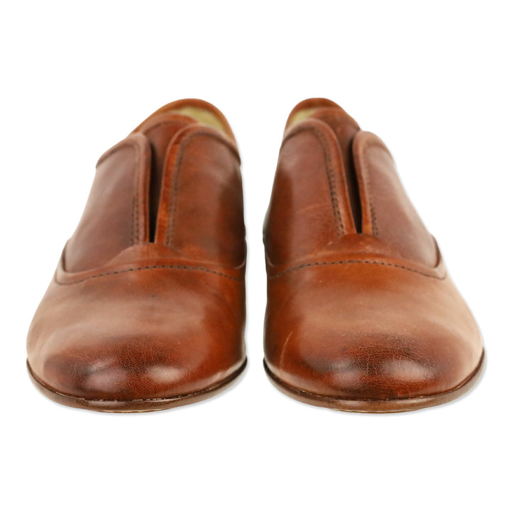 Frye Whiskey Leather Jillian Slip-On