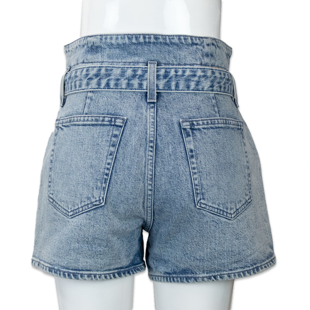 GRLFRND HIGH WAISTED BRYNN DENIM SHORTS | DBLTKE Luxury Consignment Boutique