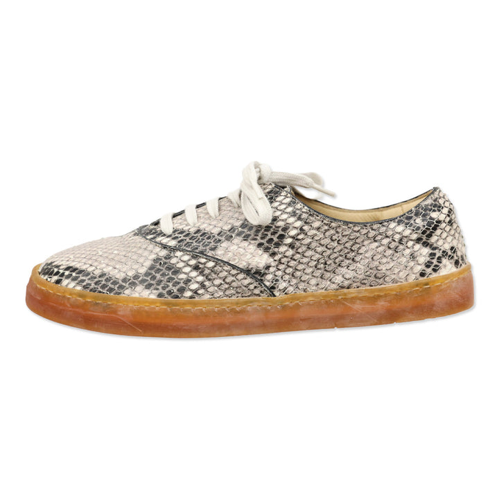 Gabriela Hearst Marcello Snake-Effect Leather Sneakers