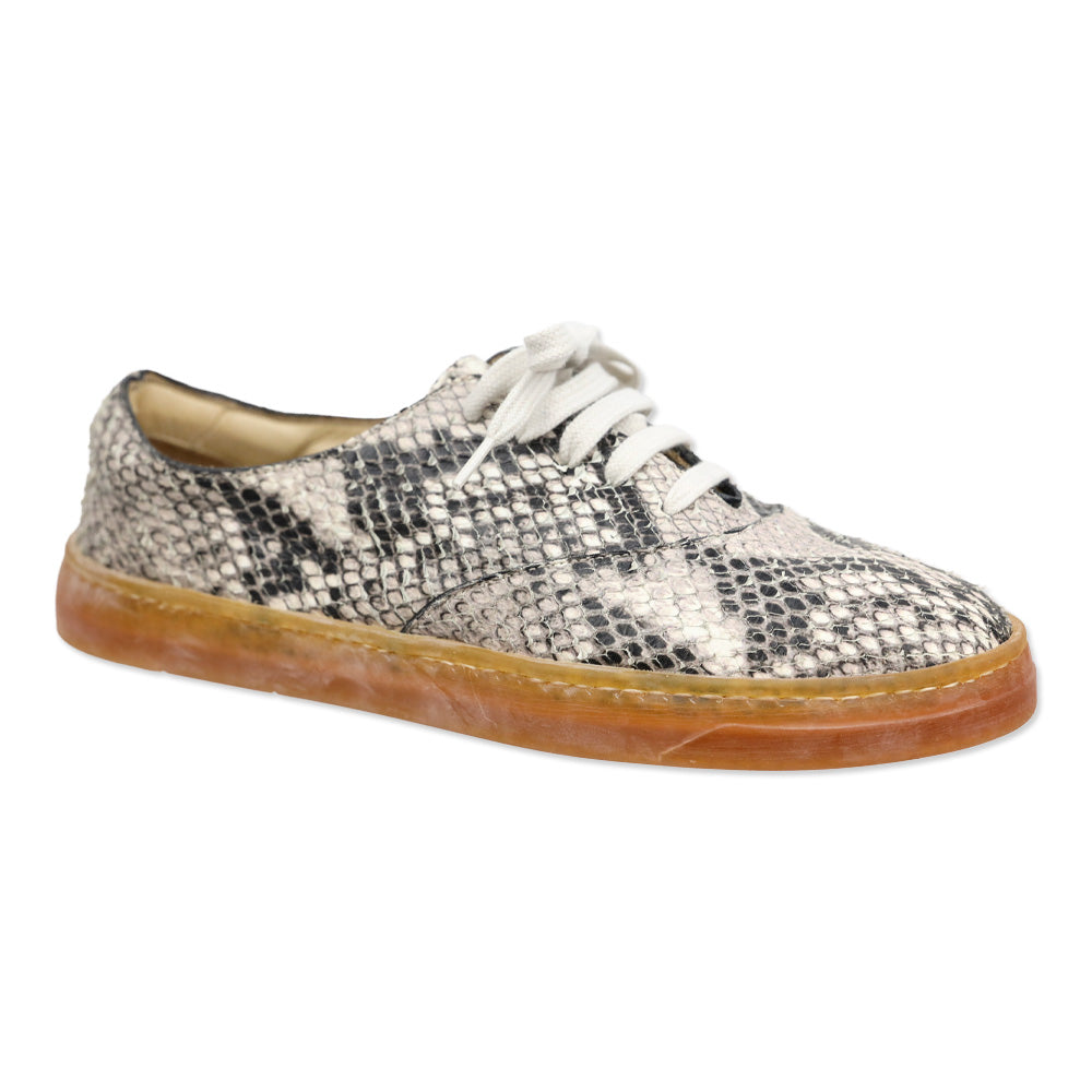 Gabriela Hearst Marcello Snake-Effect Leather Sneakers