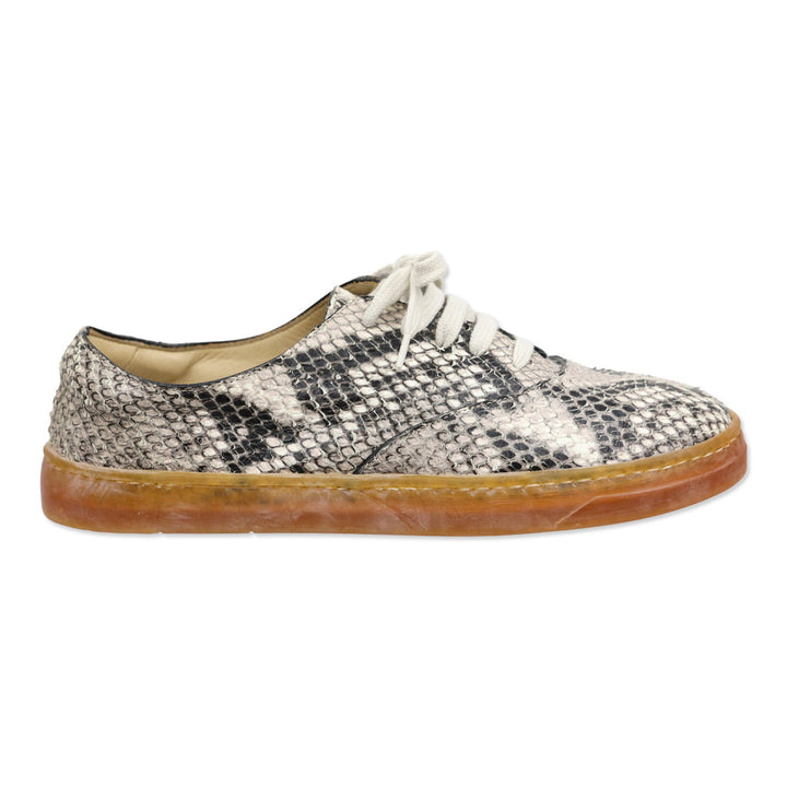 Gabriela Hearst Marcello Snake-Effect Leather Sneakers