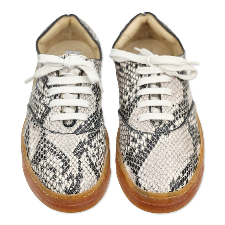 Gabriela Hearst Marcello Snake-Effect Leather Sneakers