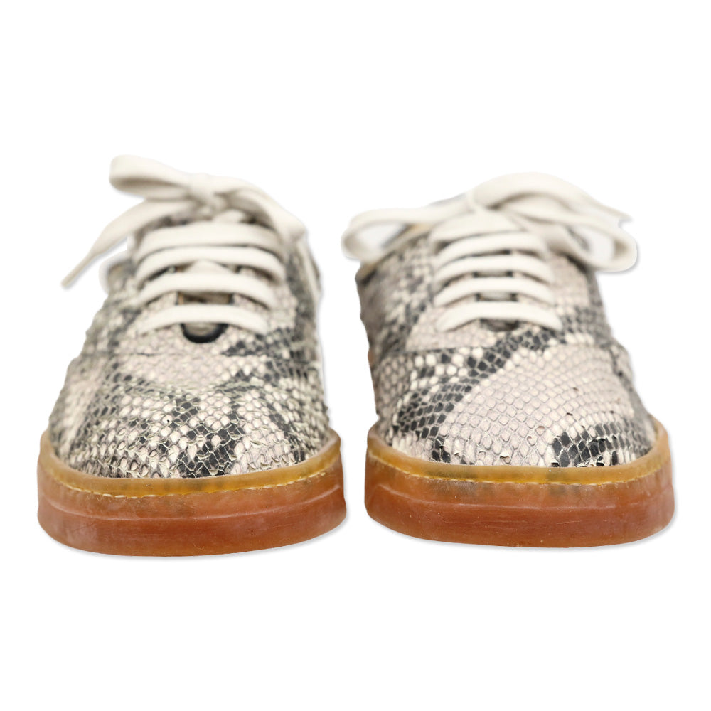 Gabriela Hearst Marcello Snake-Effect Leather Sneakers