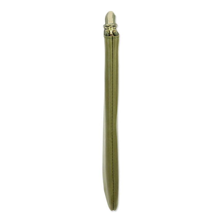 Ghurka Olive Green Leather Pouch II No. 64