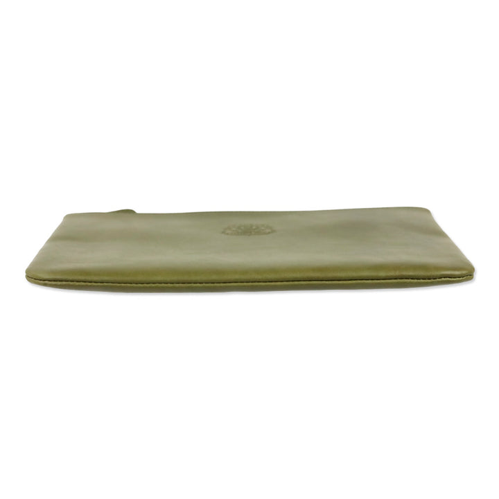 Ghurka Olive Green Leather Pouch II No. 64