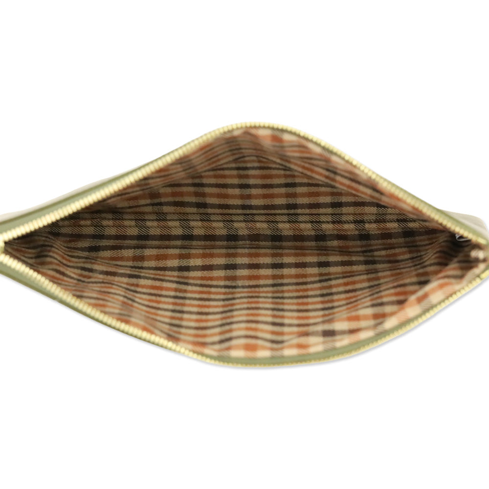Ghurka Olive Green Leather Pouch II No. 64