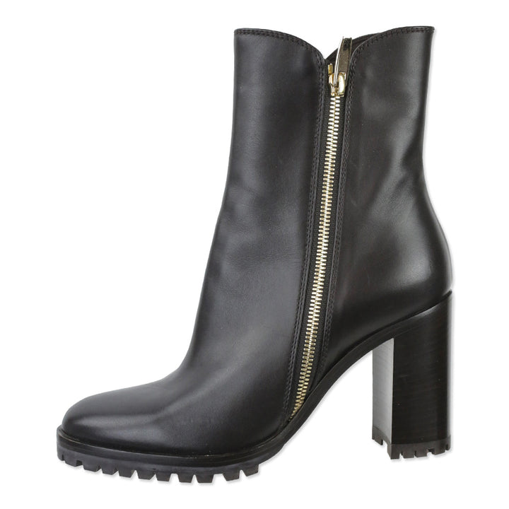 Gianvito Rossi Moka Brown Calf Leather Zip 85mm Boots