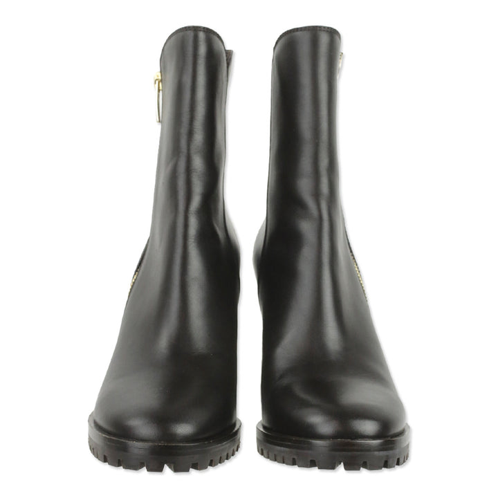 Gianvito Rossi Moka Brown Calf Leather Zip 85mm Boots