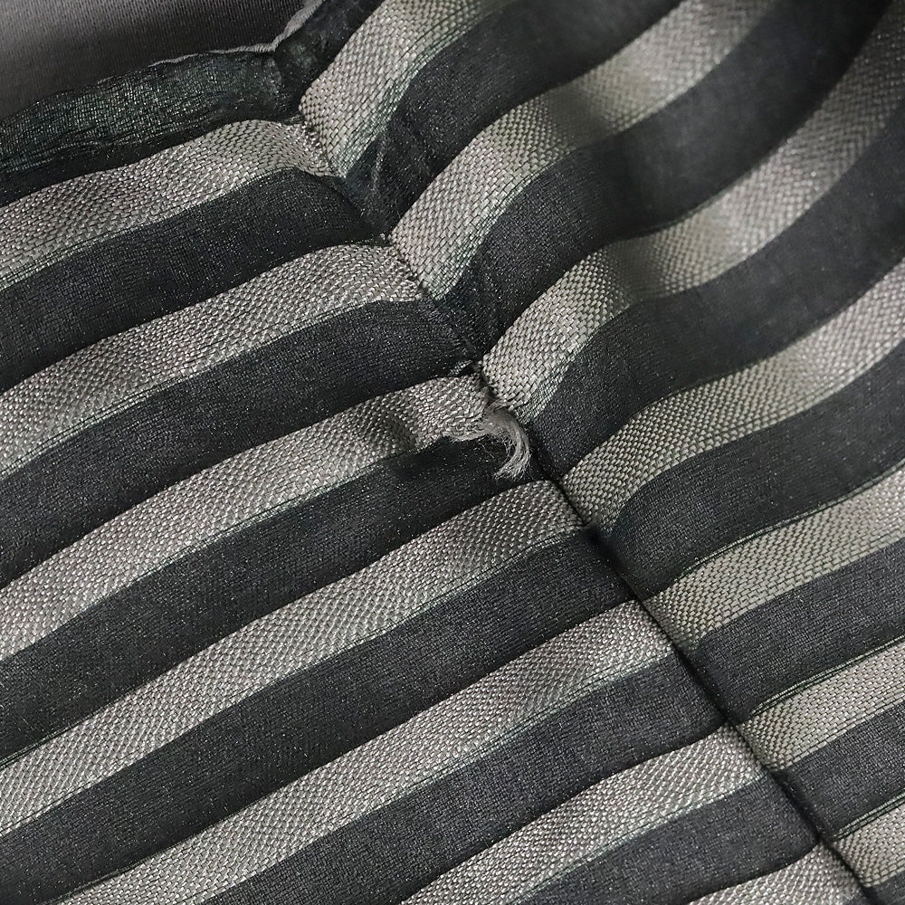 Giorgio Armanin Teal/Grey Mesh Halter Top