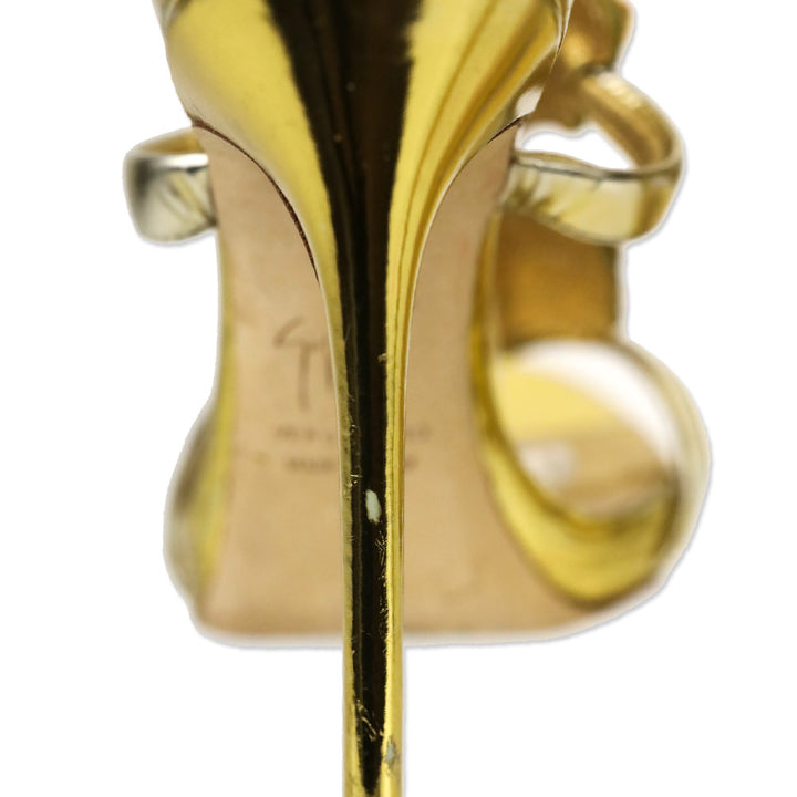 Giuseppe Zanotti Gold Cruel Wings Coline 110mm Sandals