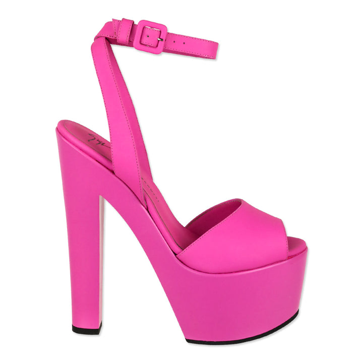 Giuseppe Zanotti Hot Pink Tarifa 170mm Platform Sandals
