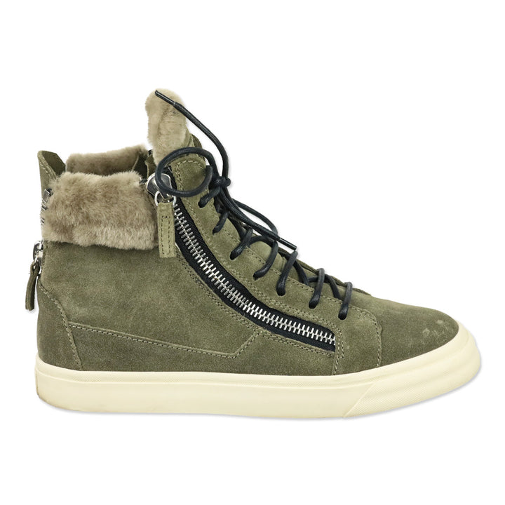 Giuseppe Zanotti Olive Trek High-Top Sneakers