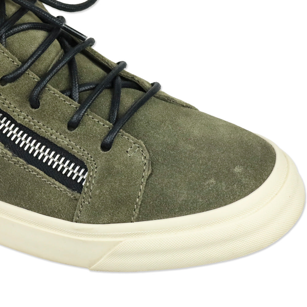 Giuseppe Zanotti Olive Trek High-Top Sneakers