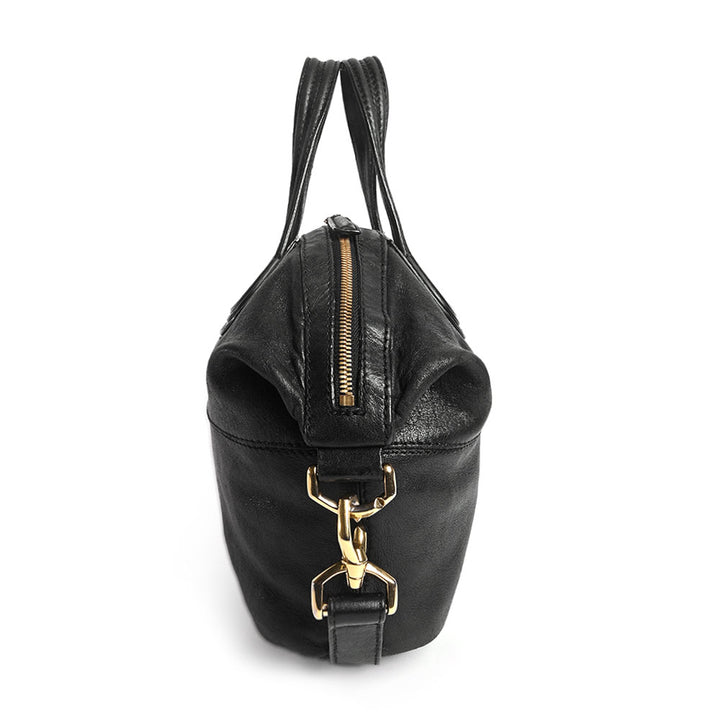Givenchy Small Nightingale Black Leather Satchel