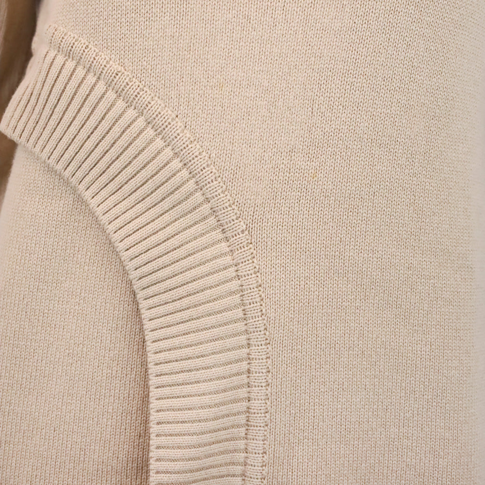 Givenchy Beige Wool Blend Knit Turtleneck Sweater