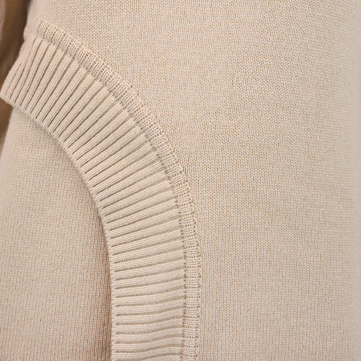 Givenchy Beige Wool Blend Knit Turtleneck Sweater