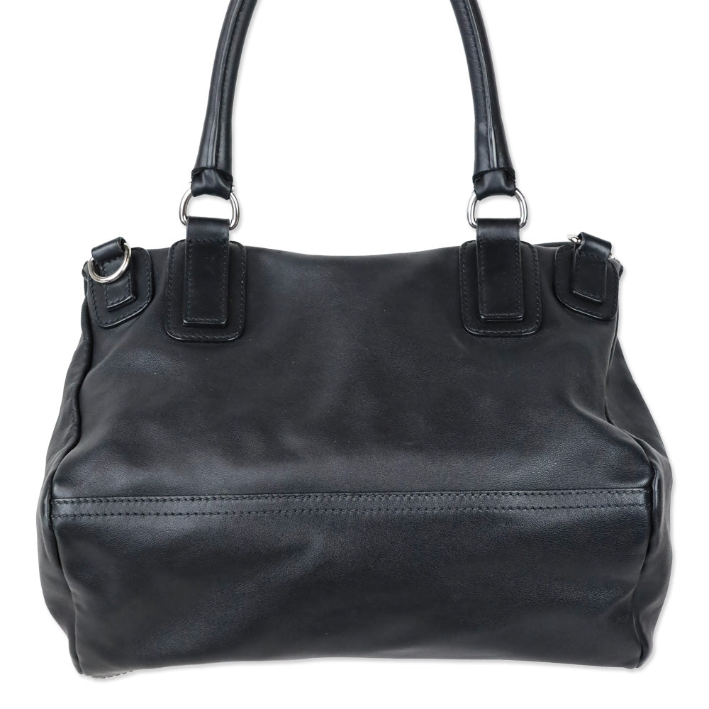 Givenchy Black Calfskin Medium Studded Pandora Crossbody Bag