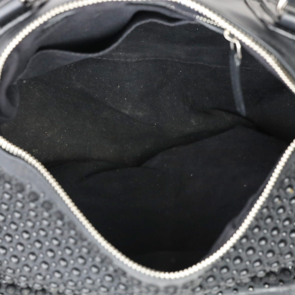 Givenchy Black Calfskin Medium Studded Pandora Crossbody Bag