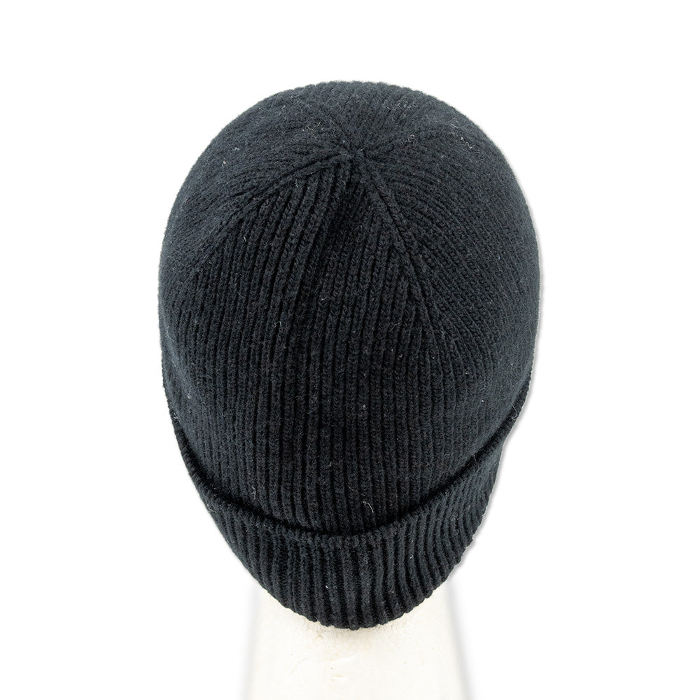 Givenchy Black Knit Logo Beanie