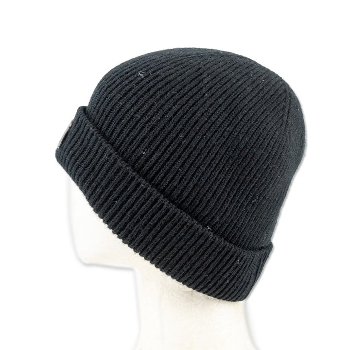 Givenchy Black Knit Logo Beanie