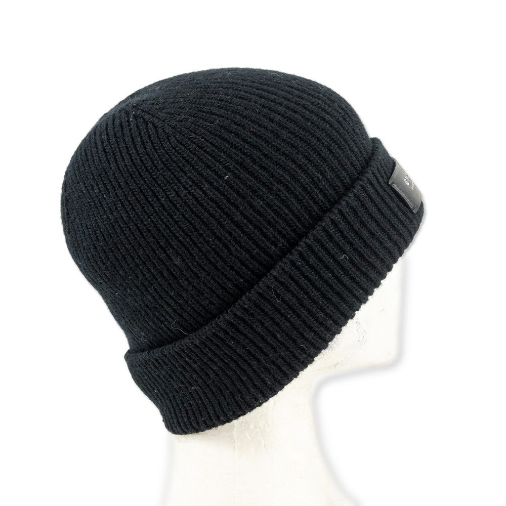 Givenchy Black Knit Logo Beanie