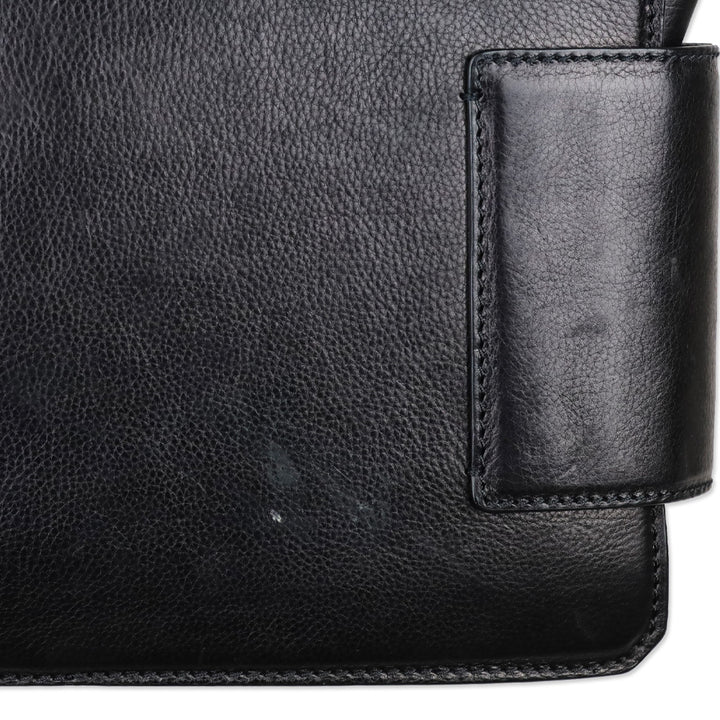 Givenchy Black Leather Shoulder Bag with Chain Strap