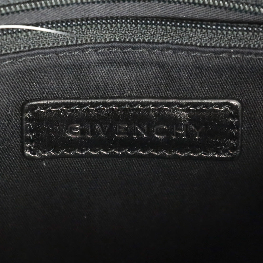 Givenchy Black Leather Shoulder Bag with Chain Strap