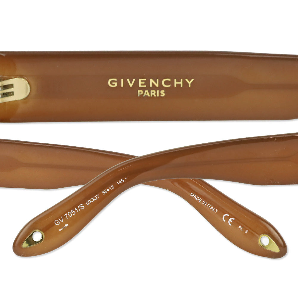 Givenchy Brown Oversized Square Sunglasses