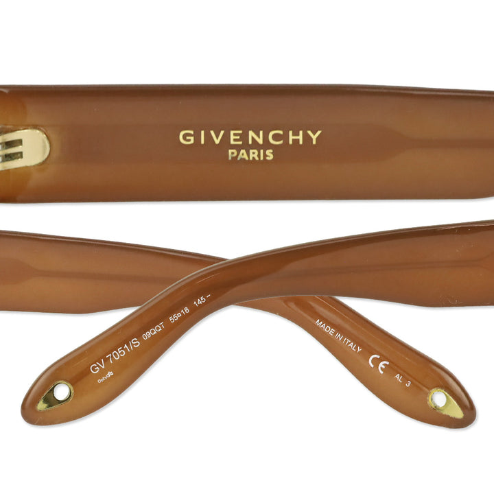 Givenchy Brown Oversized Square Sunglasses