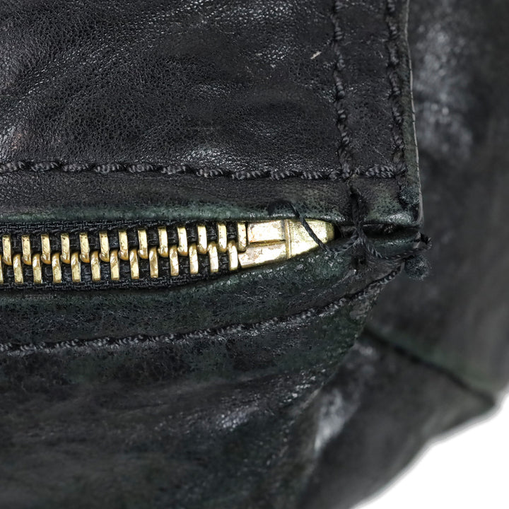 Givenchy Small Black Leather Double Zipper Pandora Crossbody Bag