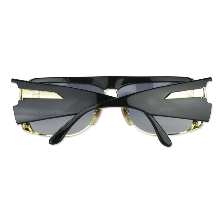 Givenchy Solaire Black and Gold Square Frame Sunglasses