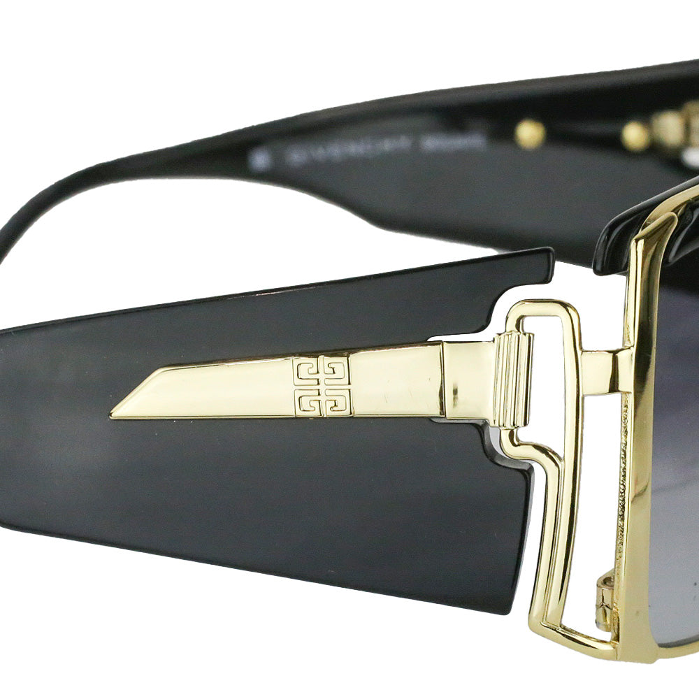 Givenchy Solaire Black and Gold Square Frame Sunglasses