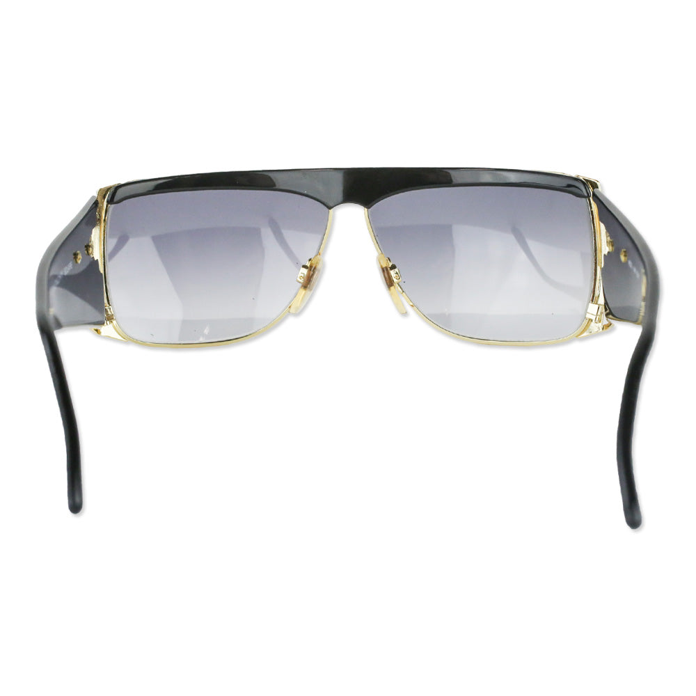 Givenchy Solaire Black and Gold Square Frame Sunglasses