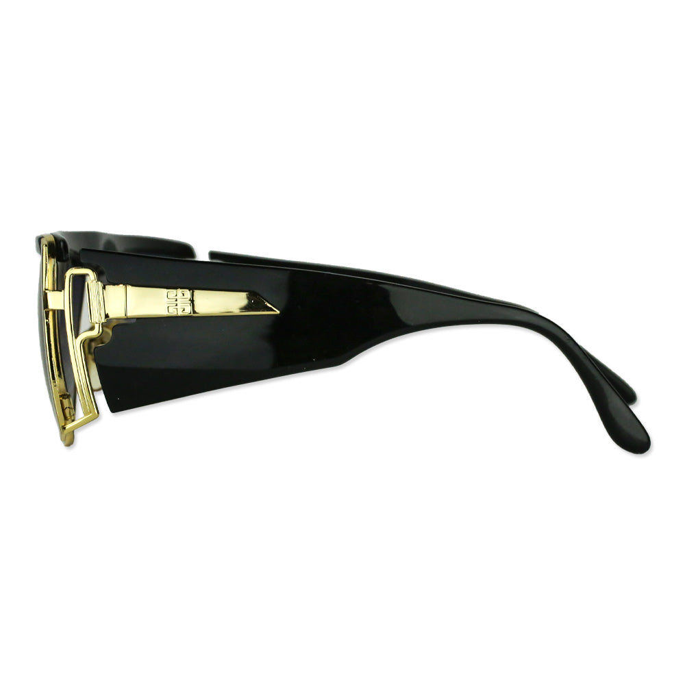 Givenchy Solaire Black and Gold Square Frame Sunglasses