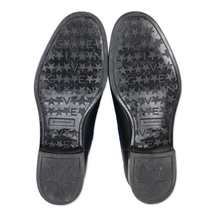Givenchy Storm Ribbed-Knit Sock Chelsea Rubber Boots