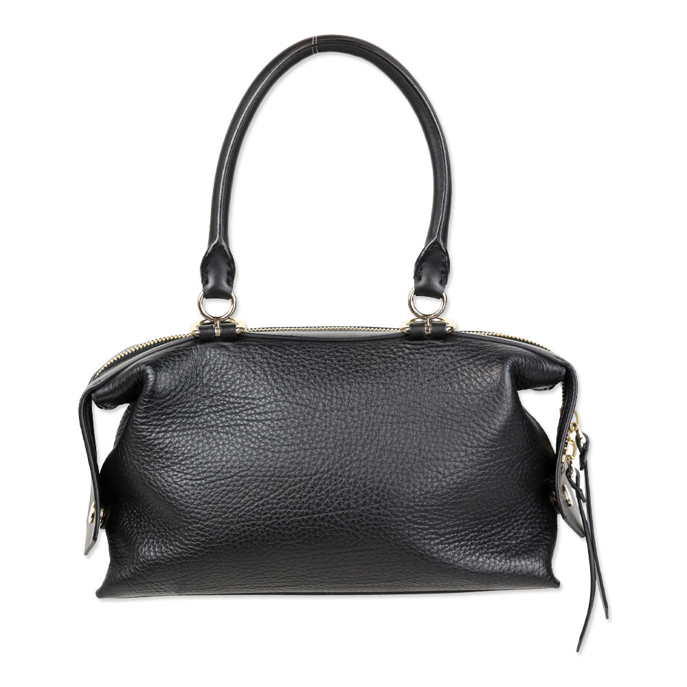 Givenchy Sway Small Black Leather Shoulder Bag