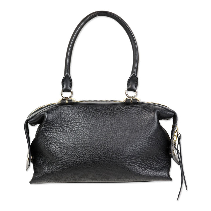 Givenchy Sway Small Black Leather Shoulder Bag