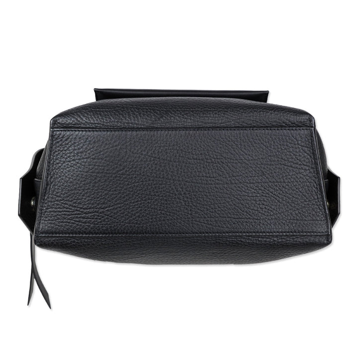 Givenchy Sway Small Black Leather Shoulder Bag