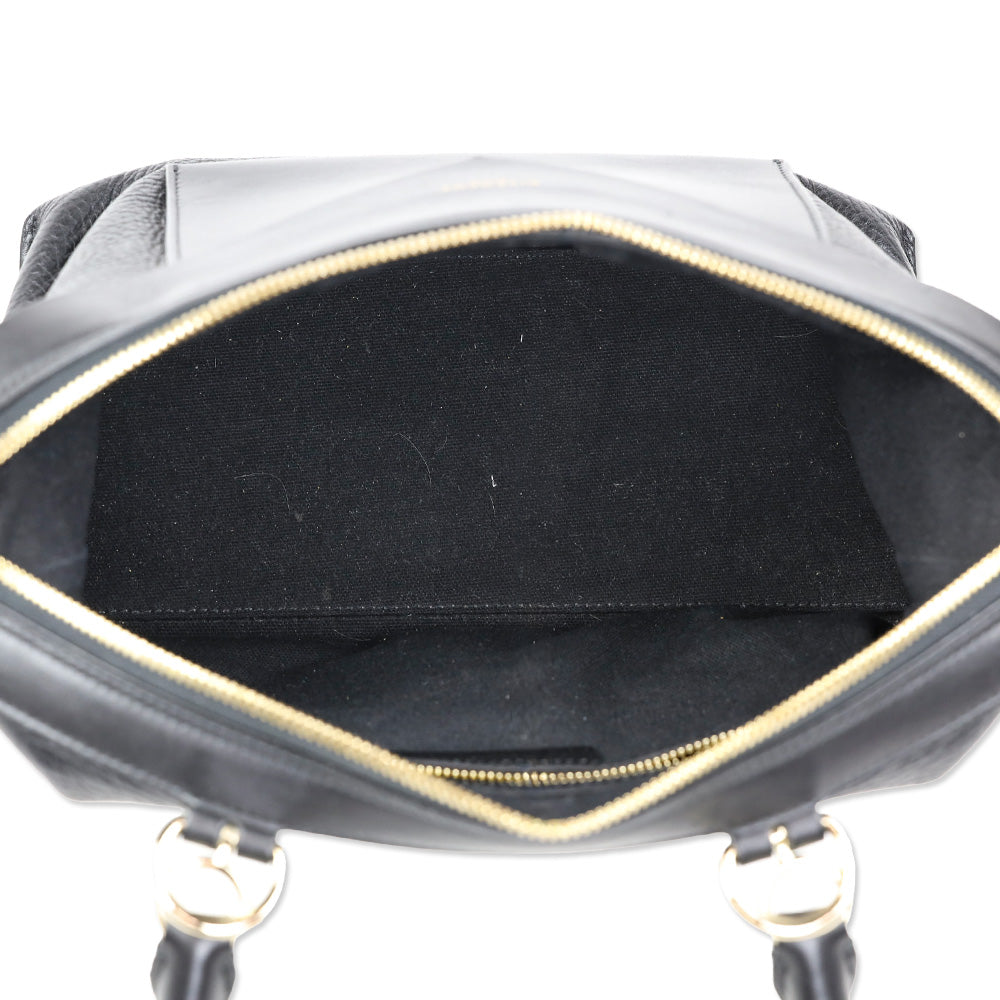Givenchy Sway Small Black Leather Shoulder Bag