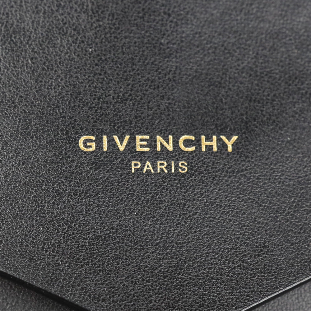Givenchy Sway Small Black Leather Shoulder Bag