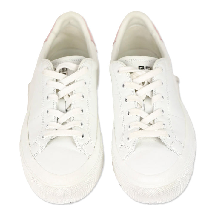 Givenchy White/Pink Calf Leather City Sneakers