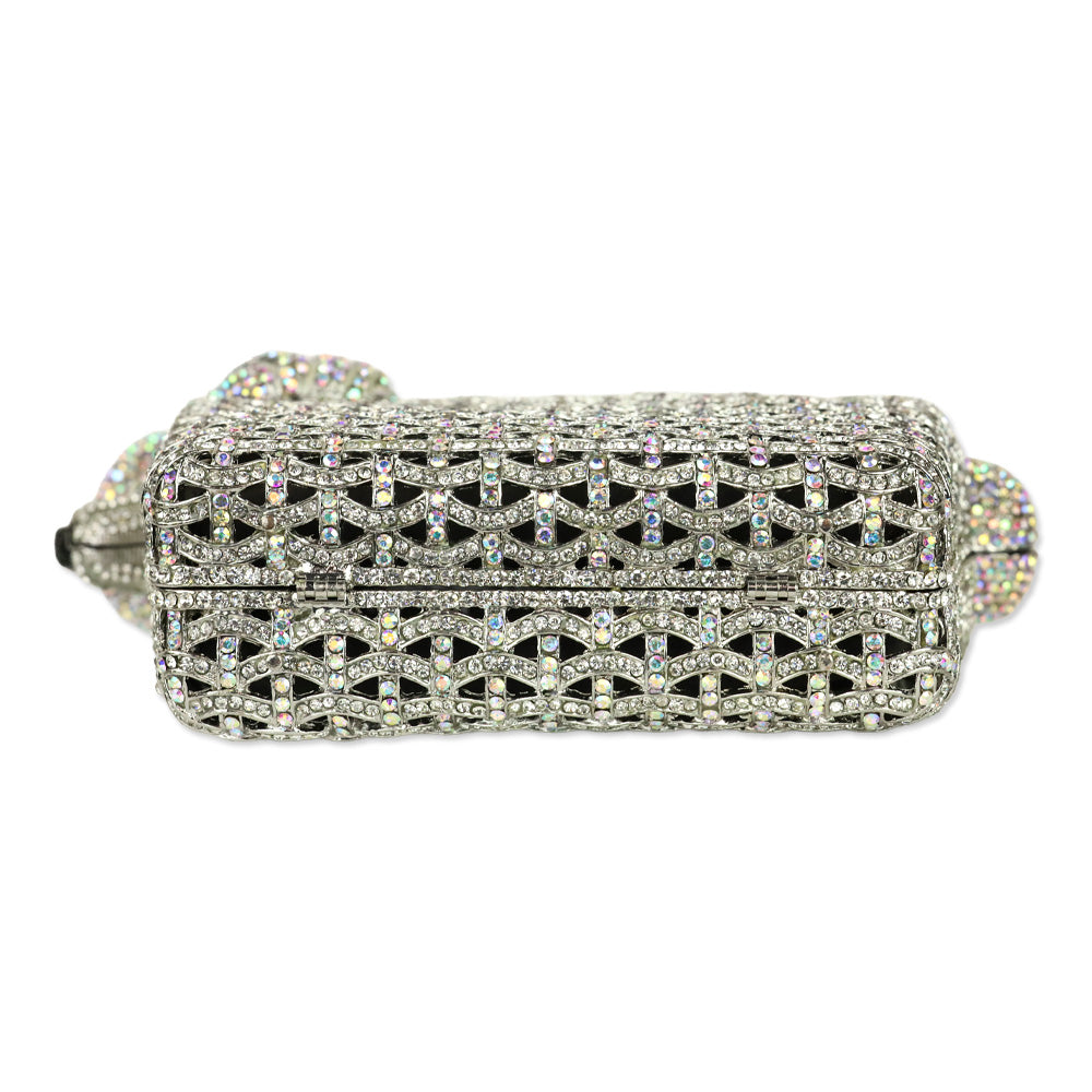 Glam Confidential Crystal Poodle Clutch