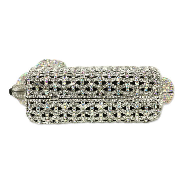 Glam Confidential Crystal Poodle Clutch