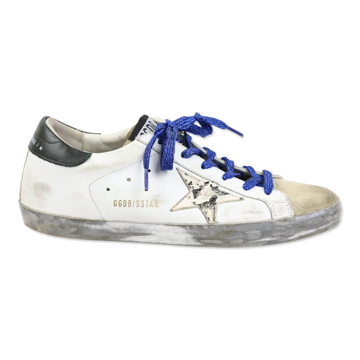 Golden Goose Superstar Python Print Cappucino Low Top Sneakers