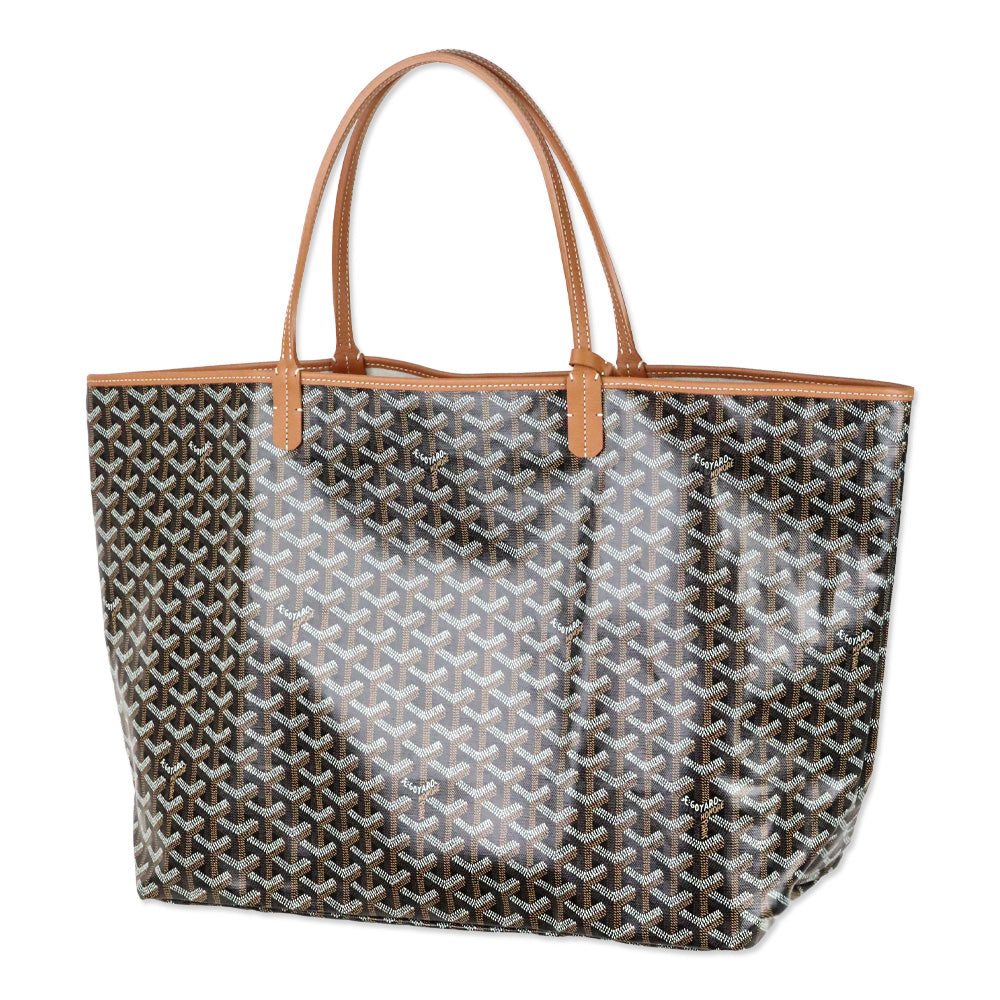 Goyard Black & Tan Goyardine Saint Louis GM