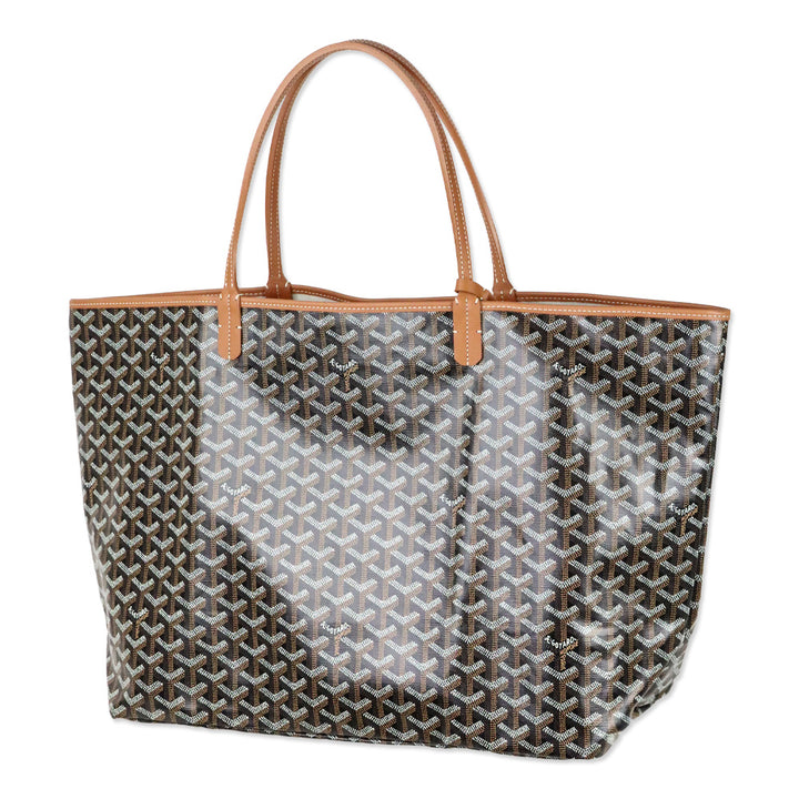 Goyard Black & Tan Goyardine Saint Louis GM