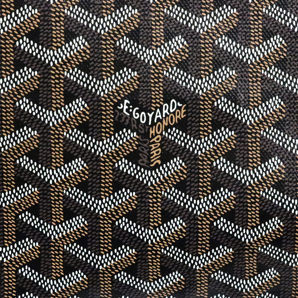 Goyard Black & Tan Goyardine Saint Louis GM