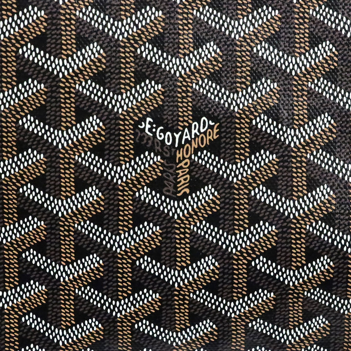 Goyard Black & Tan Goyardine Saint Louis GM