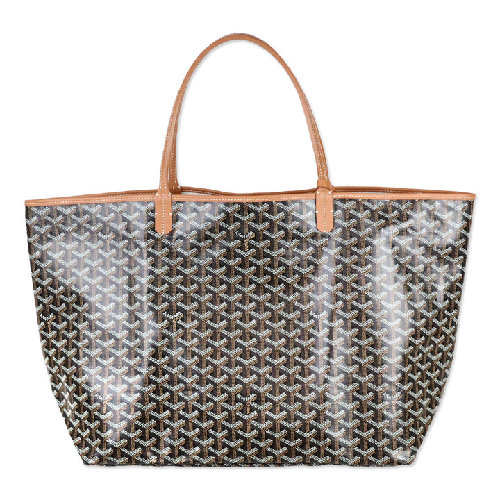 Goyard Black & Tan Goyardine Saint Louis GM
