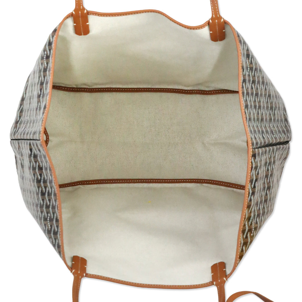 Goyard Black & Tan Goyardine Saint Louis GM